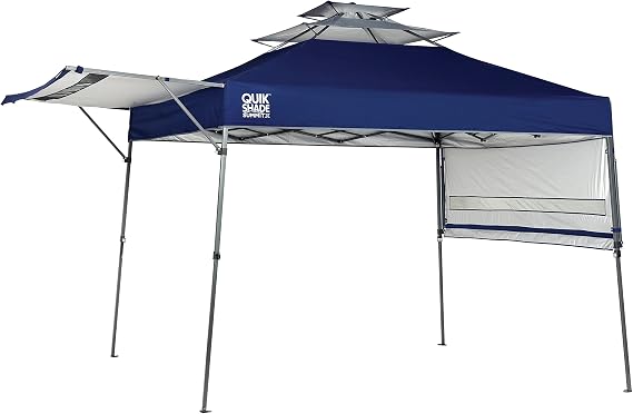 Quik Shade Summit Instant Canopy with Adjustable Dual Half Awnings