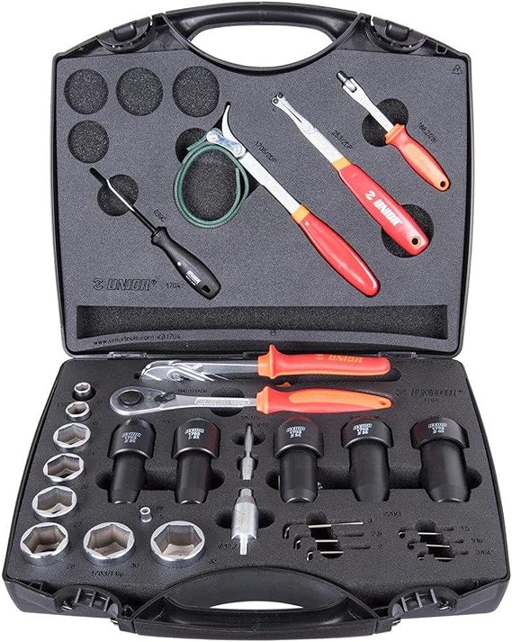 Unior Suspension Service Set: Red