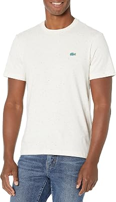 Lacoste Mens Crew Neck Short Sleeve Regular Fit Classic T-Shirt