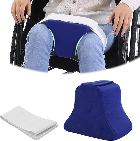 MABOZOO Abduction Wedge Knee Separator, Hip Abduction Pillow with Strap Hip Alignment Pillow for Separating Knees After Surgery for Pain and Leg Sciatica Pain Relief
