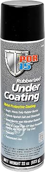 POR-15 Rubberized Undercoating, Metal Protective Spray Rubber Coating, Stop and Prevent Rust, 22 Fluid Ounces, Black