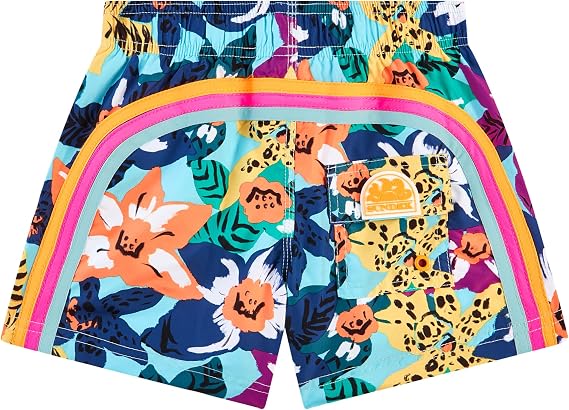 SUNDEK Boys Elastic Waist Boardshort, Swim Trunks Sized by Age