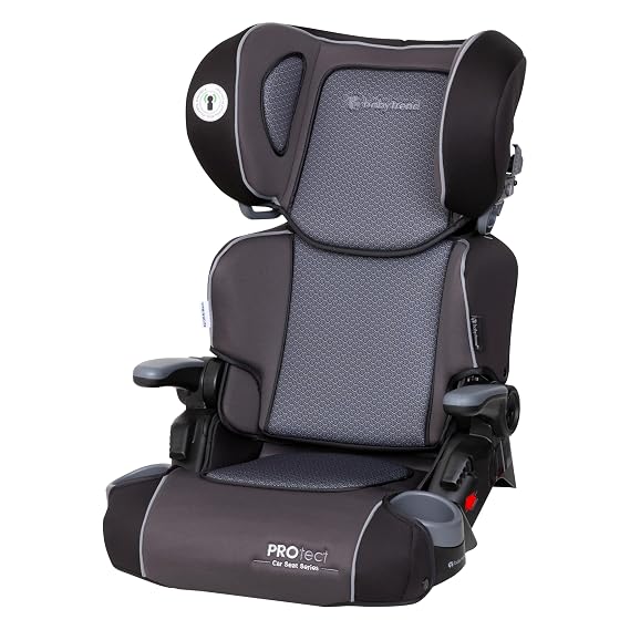 Baby Trend Protect 2-in-1 Folding Belt-Positioning Booster Seat, Grey Tech
