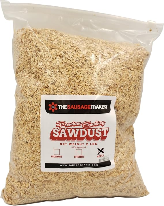 The Sausage Maker - Apple Sawdust for Smokers, 2 lb. Bag