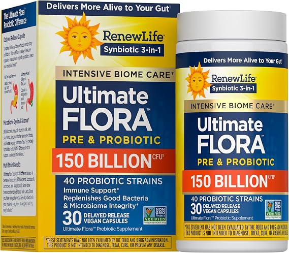 Renew Life Ultimate Flora Probiotic 150 Billion CFU