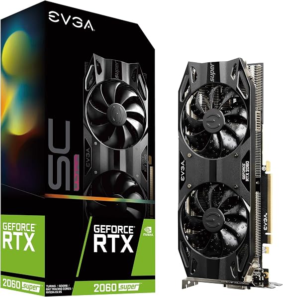 EVGA GeForce RTX 2060 Super SC Ultra Gaming 8192MB GDDR6 Graphics Card
