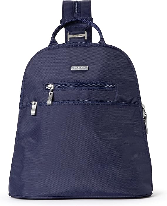 Baggallini Women's Essential Convertible Backpack Essential Convertible Backpack Sling - 11"x12" Small Travel Backpack w/RFID Protection (pack of 1)