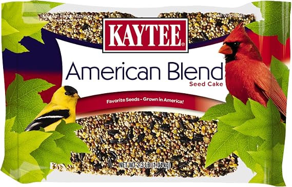 Kaytee Wild Bird American Blend Seed Cake, 2.3 Pounds