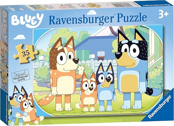 Ravensburger Bluey 35 Piece Jigsaw Puzzle for Kids Age 3 Years Up - Educational Toddler Toys