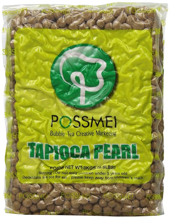 Possmei Tapioca Pearl, Black, 6.6 Pound