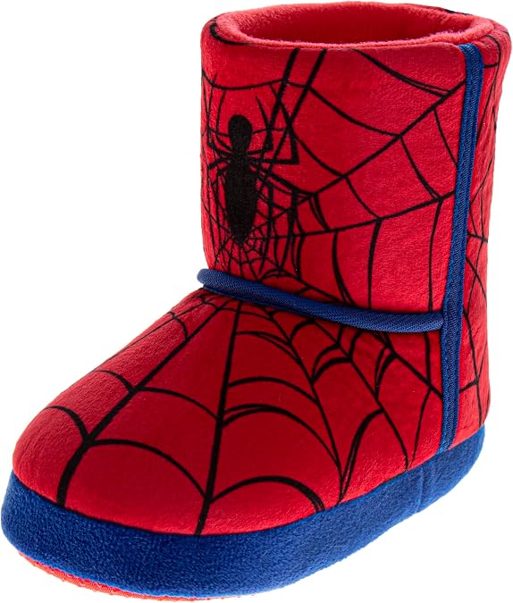 Marvel Spiderman Slipper Boots for Boys House Shoes Indoor