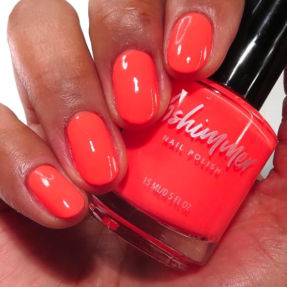 KBShimmer Totally Outrageous Neon Creme Nail Polish 0.5 oz Full Sized Bottle
