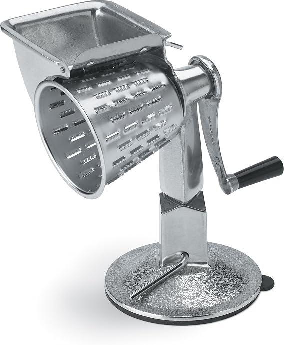 Vollrath 6003 Redco 12" King Kutter Manual Vegetable Cutter with Suction Cup Base, Cones #1/#2/#4