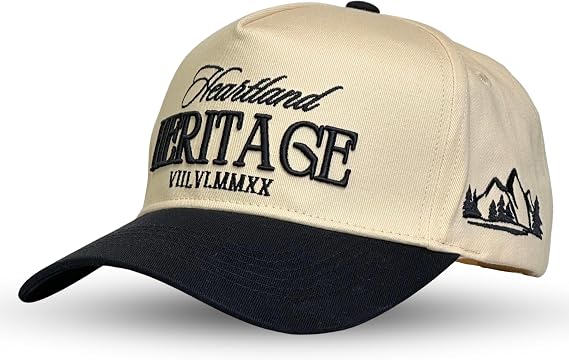 Onlytime Vintage Trucker Hat | Country Cowboy Cute Preppy Retro Western Trucker Hats | Men Women Trendy Snapback | Tan Red Green Black