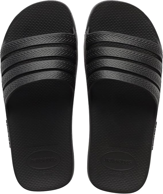 Havaianas Mens Slide Stradi Black Flip Flops