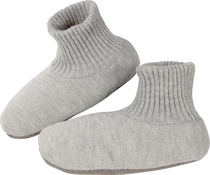 BenSorts Men Fuzzy Slipper Socks with Grippers House Socks Gifts Christmas | Non Slip Indoor Socks Stocking Stuffers