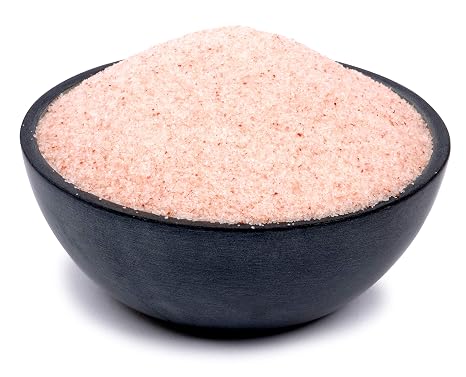 Landkaufhaus Mayer Pink Crystal Salt Rock Salt Natural Salt in Bag from the Salt Range in Pakistan Bez. Type * Himalaya* (25 kg Fine)