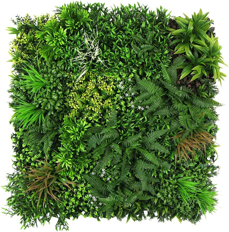 ULAND Artificial Topiary Hedges Panels, Ivy Fence Mat,Verticial Garden Privacy Fence Screen Greenery Wall Backdrop Decor, Garden Privacy Screen Fence