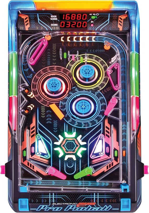 #winning Electric Arcade Pinball Pro Edition Desktop Pin Ball Machine Game Toy