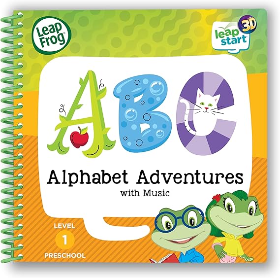 Leapfrog Alphabet Adventures Activity Book 3D , English | Thirty-plus 3D activities teach ABCs and exploration skills; works with all LeapStart systems. Ages 2-5
