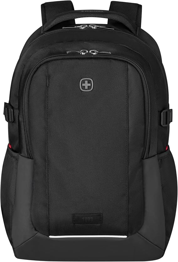 Wenger, XE Ryde, 16'' Laptop Backpack with Tablet Pocket, Black, Black, 16", Casual