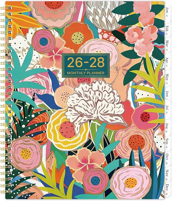 Planner 2026-2028 - 2 Year Calendar with 24 Months Tabs