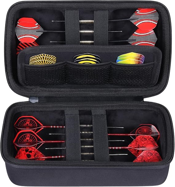 co2CREA Hard Dart Case for 12 Steel Or Soft Tip Darts
