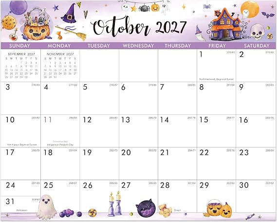 2027 Magnetic Calendar - 2027 Calendar, Wall Calendar, 8" 10"