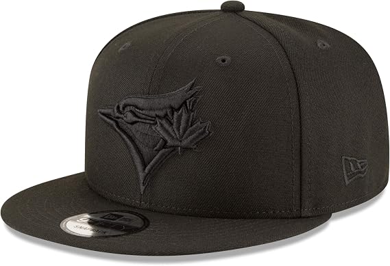New Era MLB 9FIFTY Black Primary Logo Team Adjustable Snapback Hat Cap