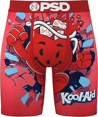 PSD Underwear Mens Boxer Briefs - Food & Drink, Standard Length Packs and Singles, Soft & Breathable Boxer Briefs for Men