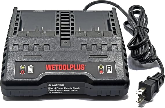20V 1-Hour Fast Dual Charger for Hyper Tough Battery 20v Compatible with Hyper Tough Battery Charger HT19-401-003-14 HT21-401-003-13