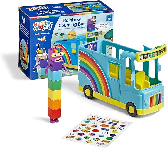 hand2mind Numberblocks Rainbow Counting Bus, Ages 3+