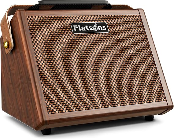 Crush20 20W Rechargeable Acoustic Guitar Amp | 6.35mm Mic & Acoustic Guitar Dual Input, Reverb, 2-Band EQ, 8H Battery Life, Advanced Dual-Chip Wireless Portable Speaker
