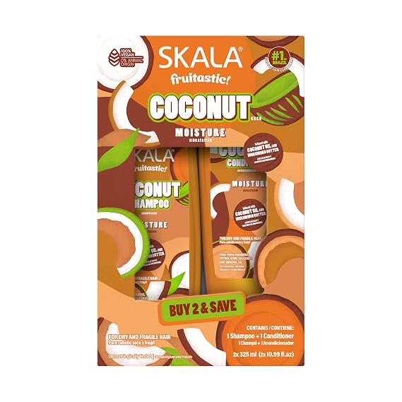 SKALA Coco Shampoo & Conditioner Kit for All Hair Types 10.98 Fl Oz Each