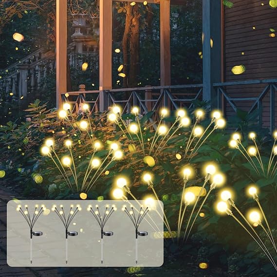 SCNNC Solar Firefly Lights Outdoor Waterproof IP65