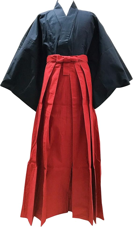 Edoten Japanese Samurai Hakama Uniform NV-RD L