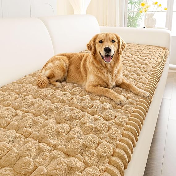 Smiry Non Slip Fall Couch Covers for Dogs, Scratch Resistant Sofa Protector