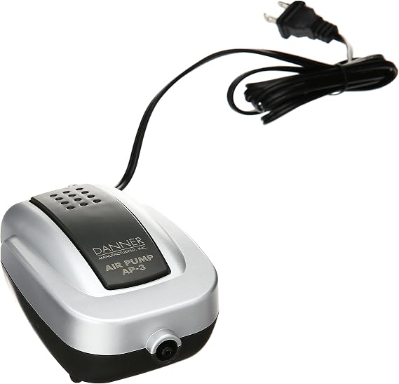 Danner Manufacturing, Inc., Supreme Oxy-Flo AP- 3, Low Volume Air Pump for Aquariums, 06403