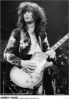AllPosters Wall Poster Led Zeppelin - Jimmy Page - Earls Court 1975, 17x23