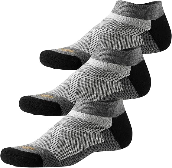 WANDER Merino Wool Ankle Socks Ultra-breathable for Running Hiking 3 Pairs