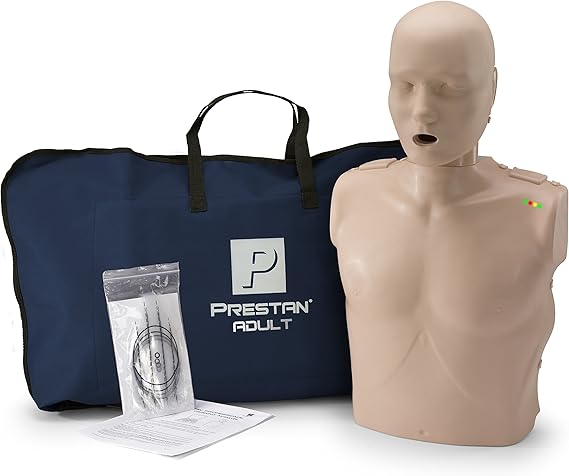 PRESTAN CPR Training Manikin, Single Adult, Medium Tone