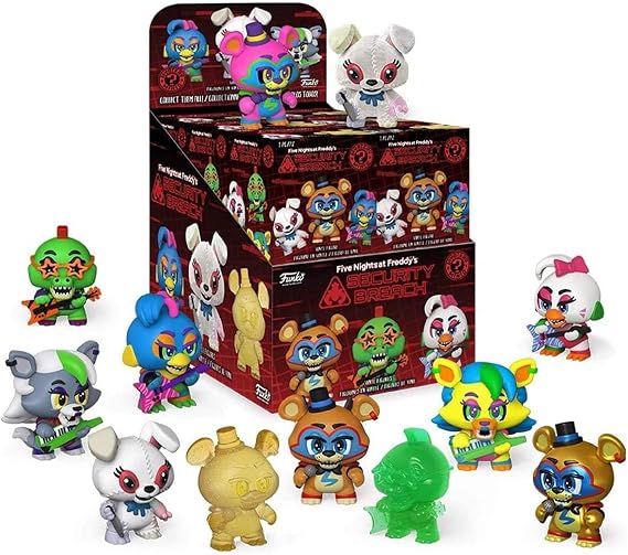 Funko Mystery Mini's: Five Nights at Freddy's, Security Breach - One Mystery Figure, Multicolour, 3 inches