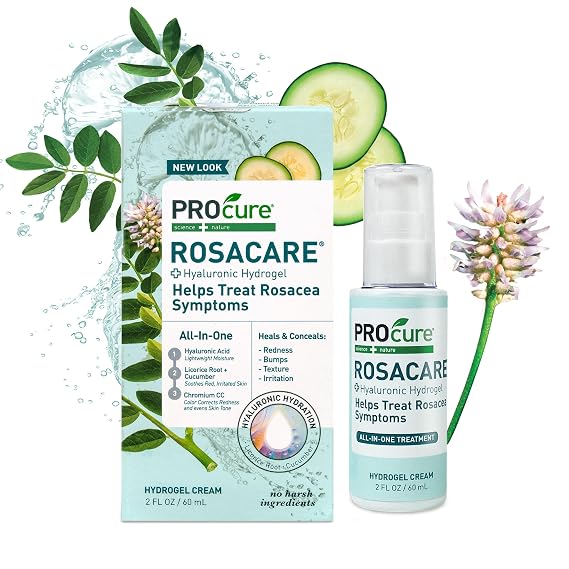 PROcure Rosacare CC Hydrogel - Redness Reducing Face Moisturizer, 2oz