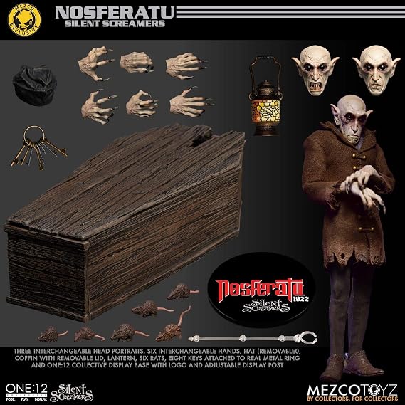 Mezco One:12 Collective : Silent Screamers: Nosferatu Action Figure