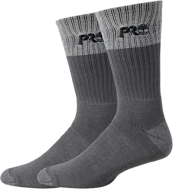 Timberland PRO 2-Pack Color-Block Full Cushion Boot Socks