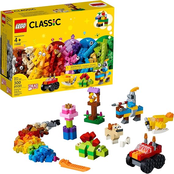 LEGO Classic Basic Brick Set 11002 Building Kit (300 Pieces)
