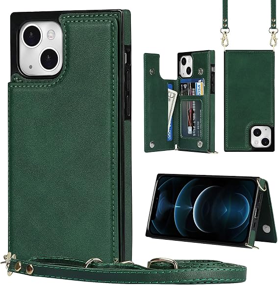 Pelanty For iPhone 14 Back Case, Notebook Type, iPhone 14 Case, Rope, iPhone 14 Wallet Case, Mobile Cover, Shoulder Strap, PU Leather + TPU, Bill Compartment, Coin Purse, IC Card Storage, RFID