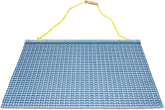 Yard Tuff Field Surface Leveling Drag Mat for Lawns, Driveways, Soil Plots & Baseball Diamonds - Heavy-Duty Steel Mesh with Zinc-Plated Finish & Tow Rope, ATV, UTV and Manual Pull Compatible