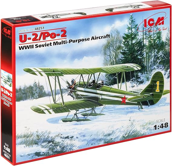 ICM 48251 - U-2/Po-2, WWII Soviet Multi-Purpose Aircraft - Scale 1:48