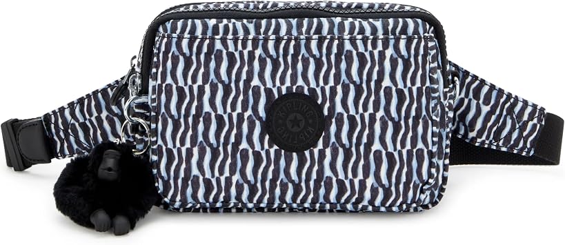 Kipling Womens Abanu Multi Crossbody Bag, Lightweight, Adjustable Waist Pack with Multi-Compartment Zip Pockets